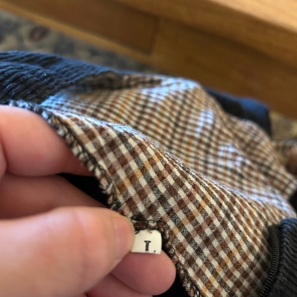 Black Corduroy Kids Overalls with Bear Design - Picture 14 of 15